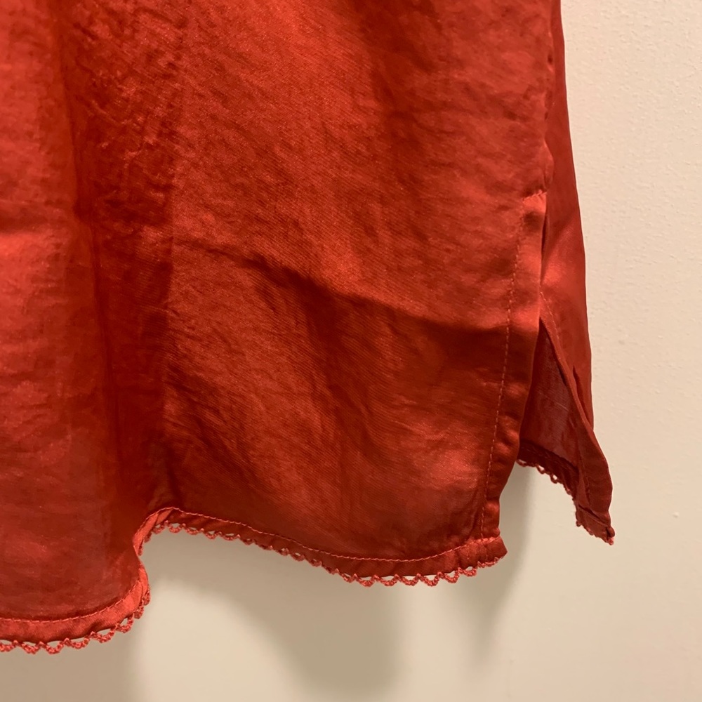 ✨HP✨Free People Scalloped Silk Tank - Picture 5 of 6